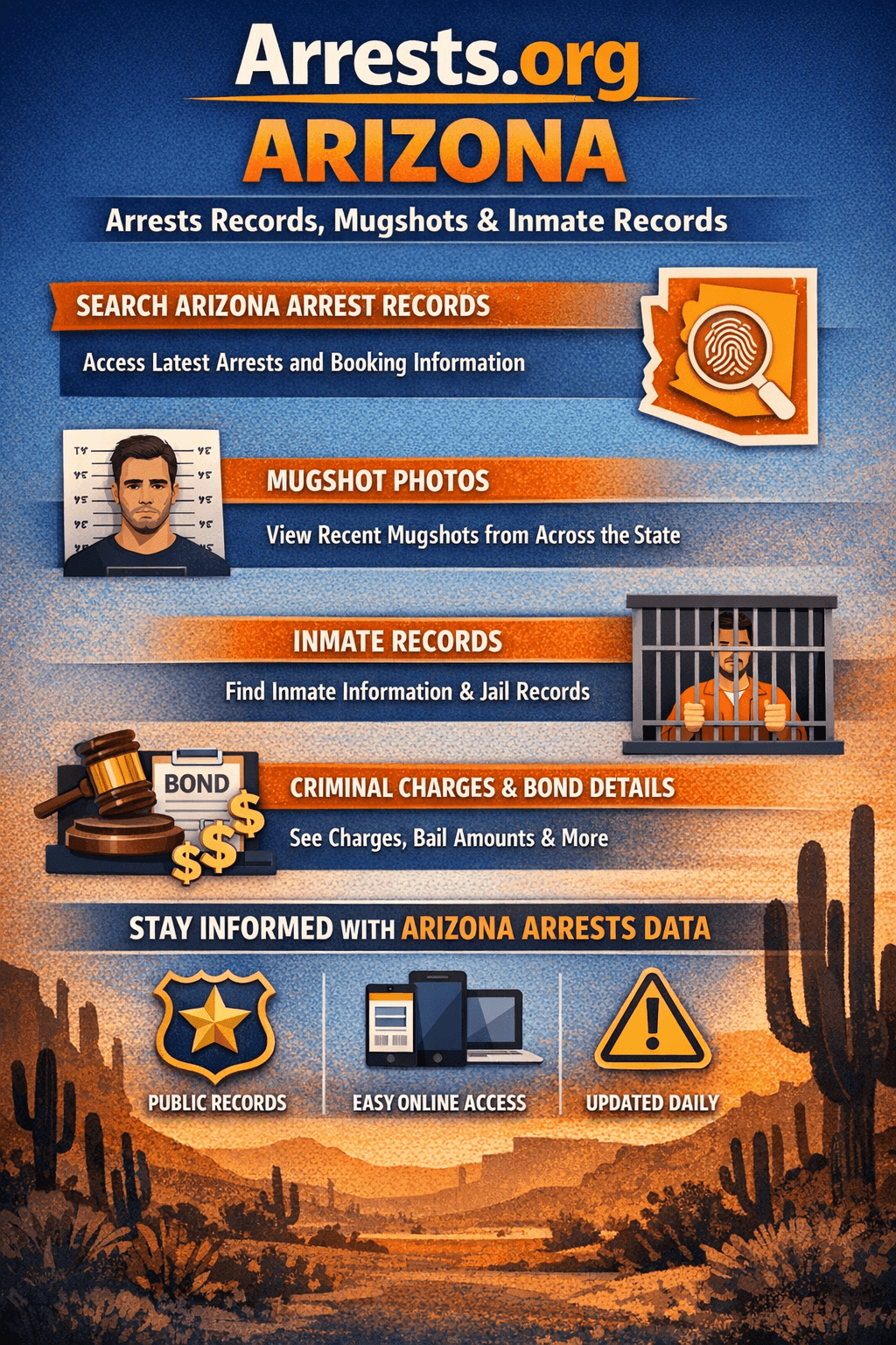 Arizona Arrests and Inmate Search
