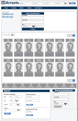 Arrests.org California Booking Record