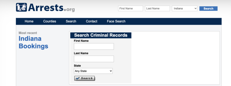 Arrests.org Indiana