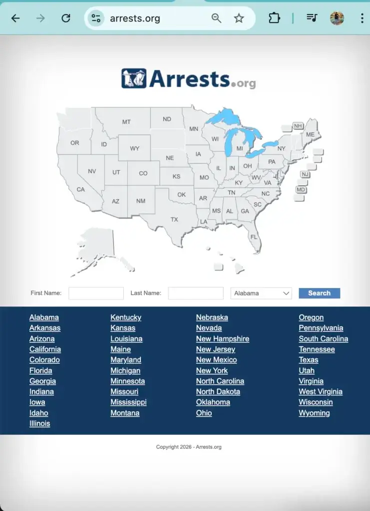 Arrests.org VA