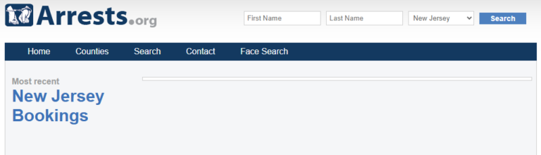 Arrests.org New Jersey