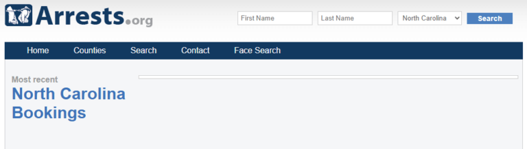 Arrests.org North Carolina