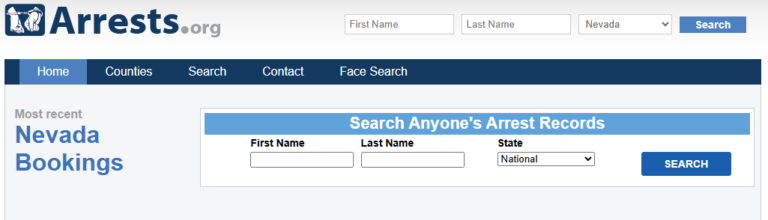 Arrests.org Nevada