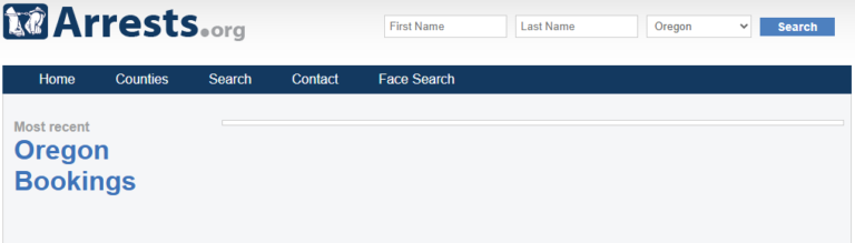 Arrests.org Oregon