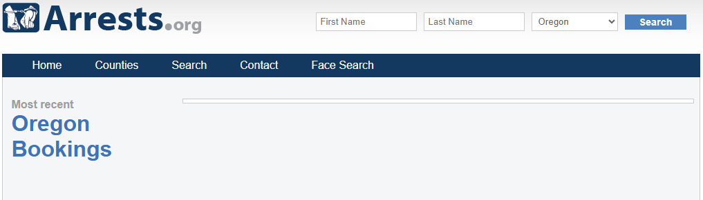 Arrests.org Oregon
