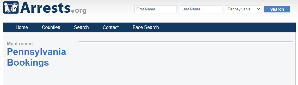 Arrests.org Pennsylvania